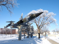 CF-104 Starfighter In Winter