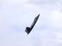 F-22 Raptor Climbs Out