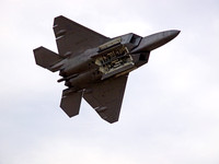 F-22 Raptor Opens Weapons Bay