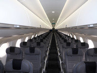 Porter Airlines E195-E2 Passenger Cabin
