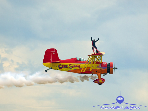 Gene Soucy And Theresa Stokes Wingwalking Routine