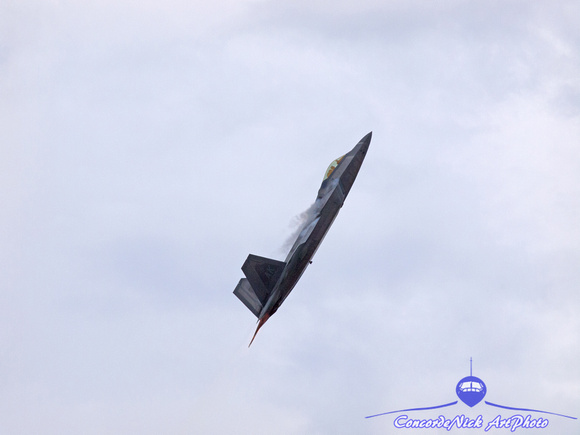 F-22 Raptor Climbs Out