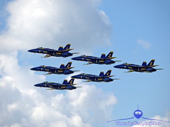 The Blue Angels Formation