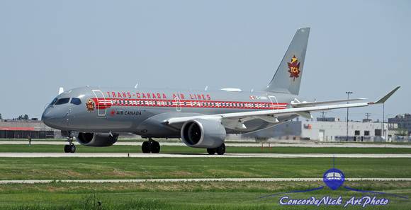 Air Canada TCA Airbus A220-300 C-GNBN