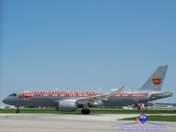 Air Canada TCA Airbus A220-300 C-GNBN