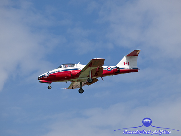 Snowbirds Canadair CT-114 Tutor Jet