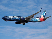 Westjet Disney B-737-800 Magic Plane