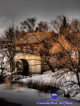 Winter, Mill, Art, "Grant's Mill", Winnipeg, Manitoba, Canada